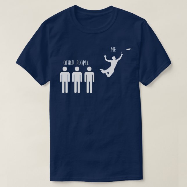 Camiseta Ultimate frisbee para homens (Frente do Design)