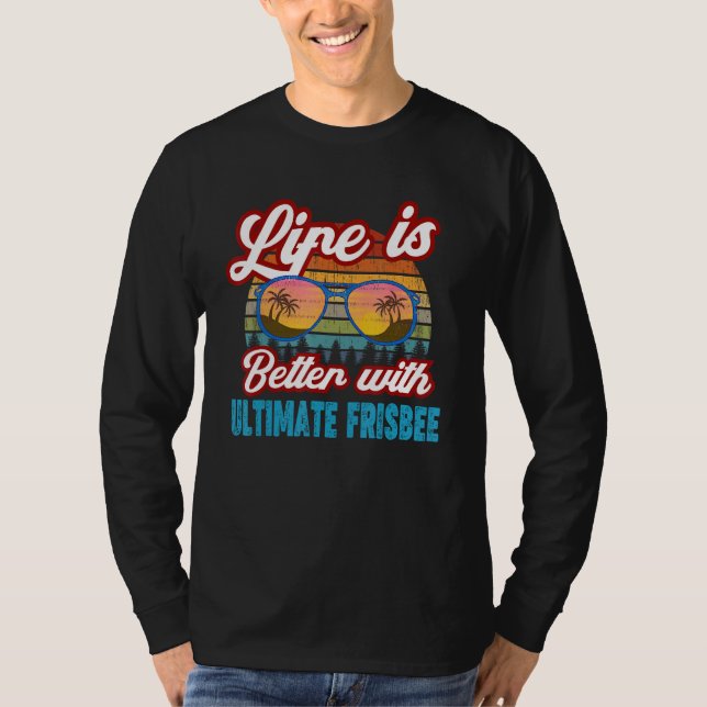 Camiseta Ultimate Frisbee Player  With Ultimate Frisbee (Frente)