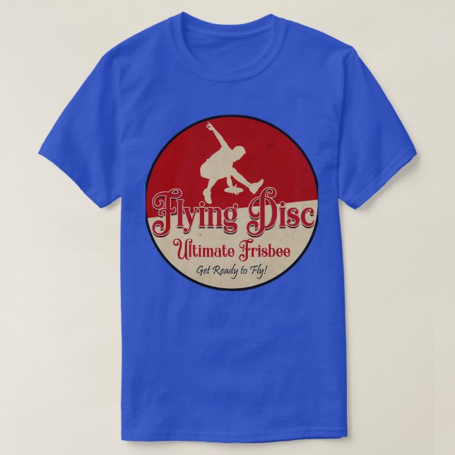 Camiseta Ultimate Frisbee Vintage (Frente do Design)