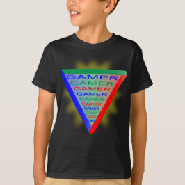Camiseta Ultimate Gamer 3 - Cores do sistema de jogos RGB