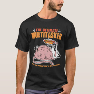 Camiseta Ultimate Multitarefa Gato de Rua Lixo Animal Possu