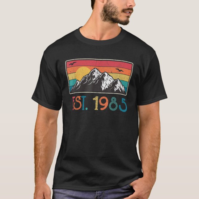 Camiseta Último 1985 40 Anos De Espanto Aniversário De 1985 (Frente)