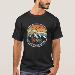 Camiseta Último 1998 24 Anos De Estar Incrível Vintage 24º