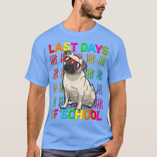 Camiseta Último Dia da Escola Cachorro Cachorro Cachorro Ca