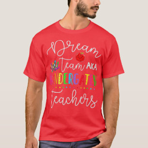 Camiseta Último Dia Da Escola De Volta À Equipe De Sonhos