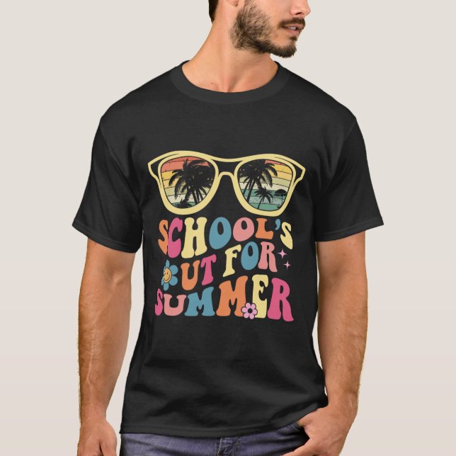 Camiseta Último Dia da Escola Escola Retro Professora nº 39 (Frente)