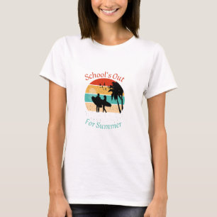 Camiseta Último Dia Da Escola, Escolas Saídas Para As Víbli