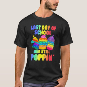 Camiseta Último Dia Da Escola Estudantes De Pop De Ti Do Un
