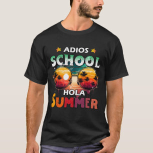 Camiseta Último Dia Da Escola Fora Para Meninas De Professo