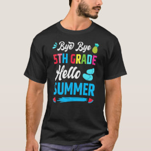 Camiseta Último Dia Da Escola Tchau 5, Verão