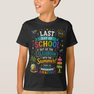Camiseta Último Dia de Aula Entrando no Verão Professores