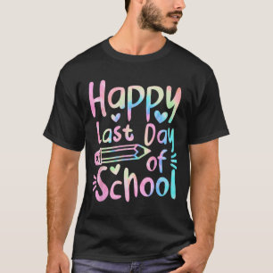 Camiseta Último Dia De Aula Estudantes Mulheres Divertido V