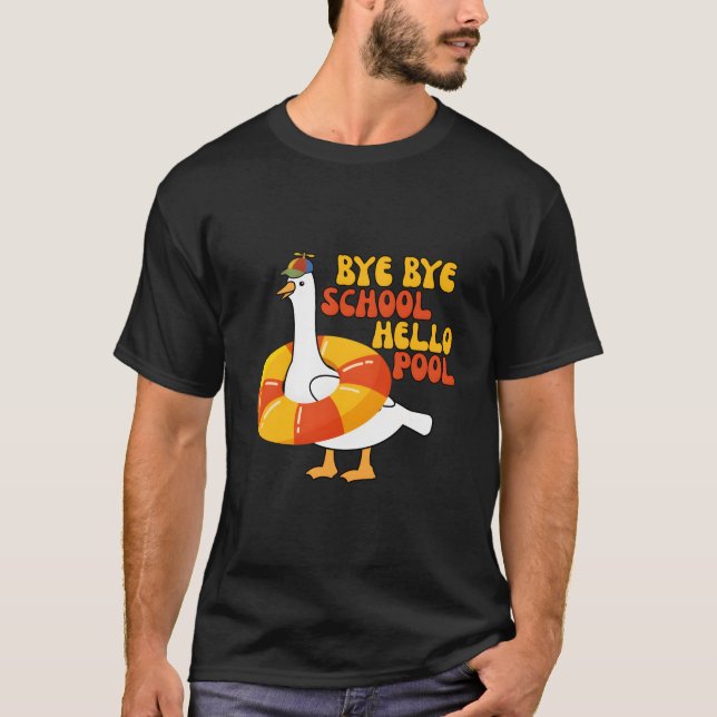 Camiseta Último Dia De Aula Professor Aluno Tchau Tchau Esc (Frente)