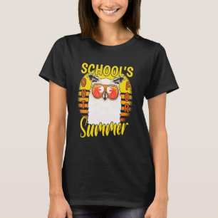 Camiseta Último Dia De Aulas Fechadas Para Férias De Verão