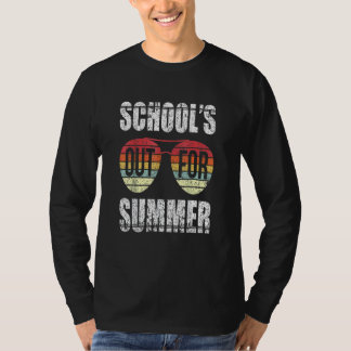 Camiseta Último Dia De Escolas Para Professores De Verão
