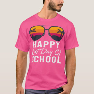 Camiseta Último Dia De Escolas Para Professores De Verão