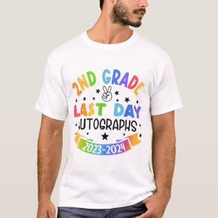 Camiseta Último Dia De Graduação Do segundo De Autografo Da