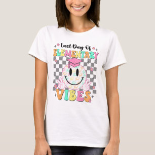 Camiseta Último Dia De Graduação Primária A Garota