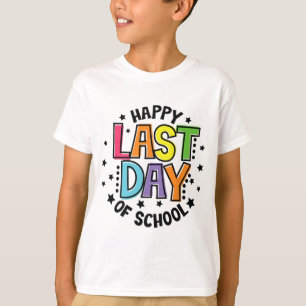Camiseta Último Dia De Professora De Mulheres Homens &