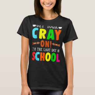 Camiseta Último Dia De Professores Crianças De Jardim De In