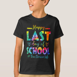 Camiseta Último Dia De Vida De Motorista De Ônibus Escolar 