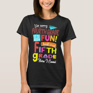 Camiseta Último Dia do 5 do 4º Grau Aqui Eu Vim Primeiro Di
