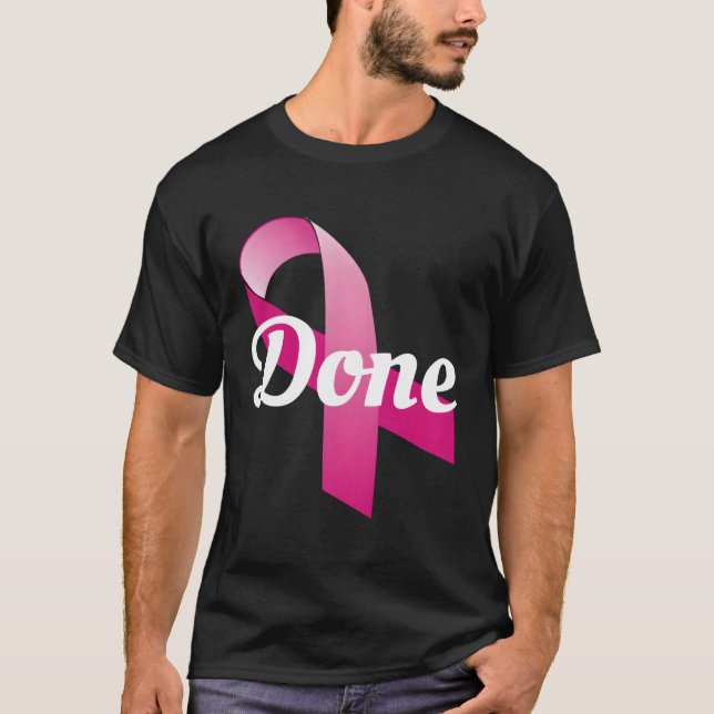 Camiseta Último Dia Do Cancer De Radiação De Quimioterapia  (Frente)