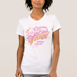 Camiseta Último Encontro Viúva Rosa Laranja Solteirona Noiv
