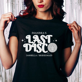 Camiseta Último nome de disco - Bachelorette Retro Silver 7