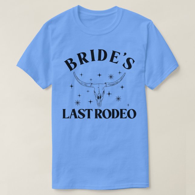 Camiseta Último Rodeio da Noiva Festa de Solteira Casamento (Frente do Design)