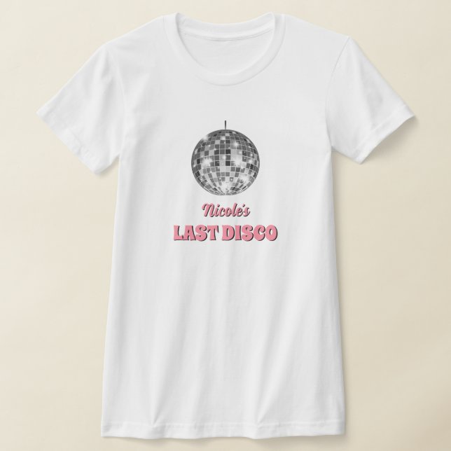 Camiseta Último Tema de Despedida de Solteira Disco Persona (Postura )