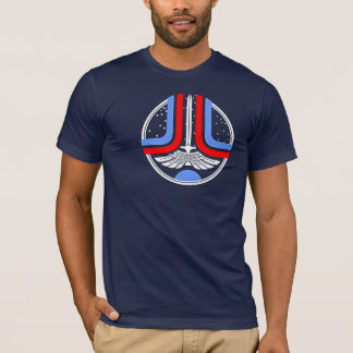 Camiseta Último TShirt do emblema de Starfighter