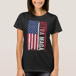 Camiseta ULTRA MAGA - Agenda Patriótica da Bandeira America