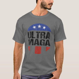 Camiseta Ultra Maga Funny American Flag Lover