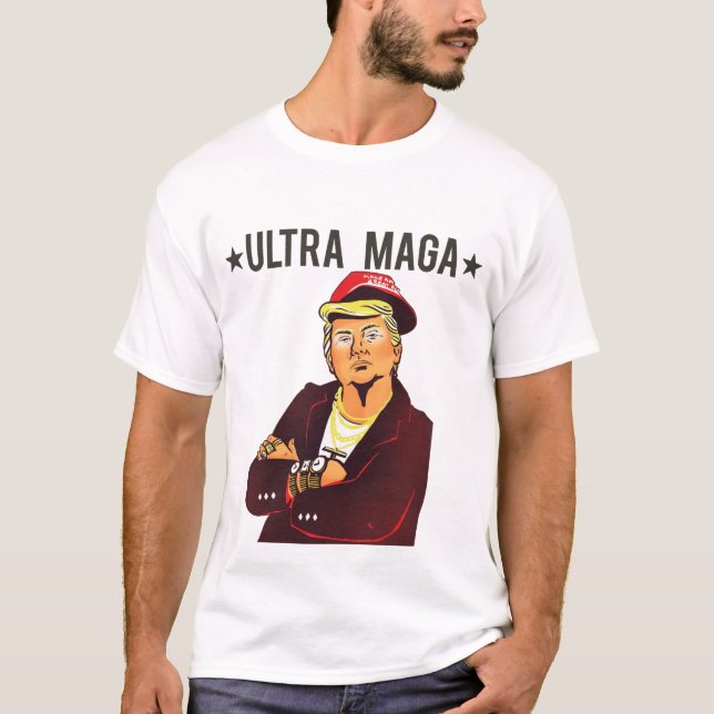 Camiseta Ultra Maga King Donald Trump (Frente)
