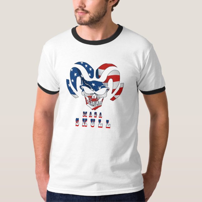 Camiseta Ultra Maga Skull | Dedo masculino (Frente)