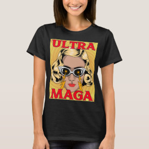 CAMISETA ULTRA MAGA TRUMP LADIS FUNNY T-SHIRTS