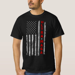 Camiseta Ultra MAGA Vintage American Flag Ultra MAGA