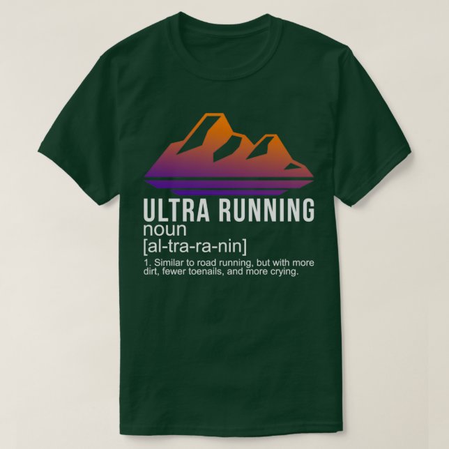 Camiseta Ultra Marathon Runner Gift (Frente do Design)
