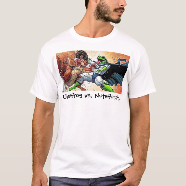 Camiseta Ultrafrog vs. Nutsfuratu (Frente)