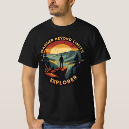 Camiseta Ultrapassar Limites da Adventure do Explorador Ret