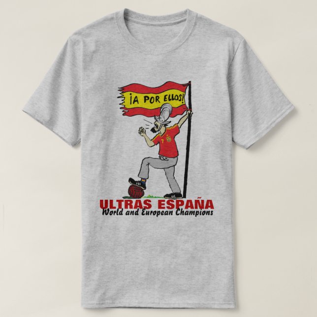 CAMISETA ULTRAS ESPAÑA (Frente do Design)