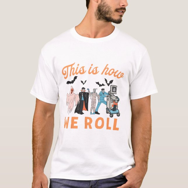 Camiseta Ultrassom Tech Fantasma Vascular Tech Sonógrafo H (Frente)