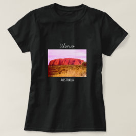 Camiseta Uluru sunset viagem da Austrália Central