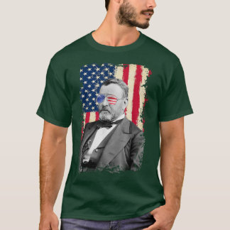 Camiseta Ulysses S Grant American flag 4th of July Vintage