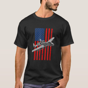 Camiseta Um 10 Warthog American Flag A 10 Thunderbolt II T 