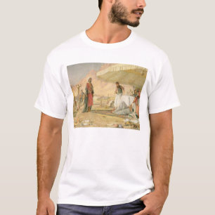 Camiseta Um acampamento de Frank no deserto do monte Sinai,