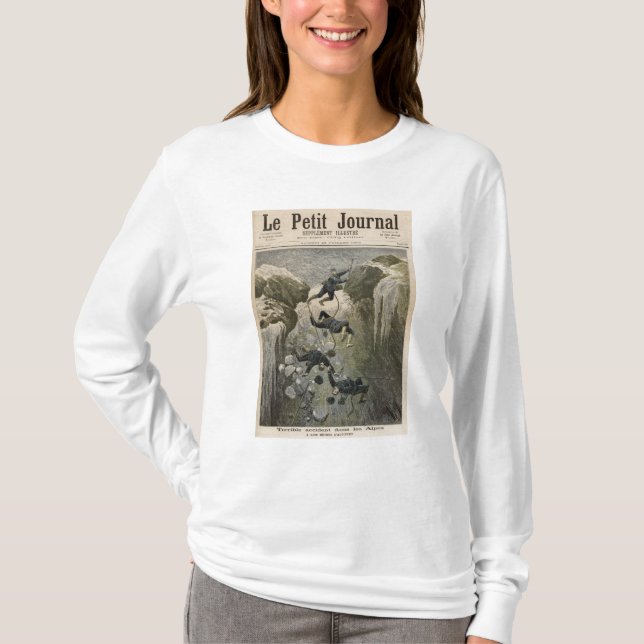Camiseta Um acidente terrível nos cumes (Frente)