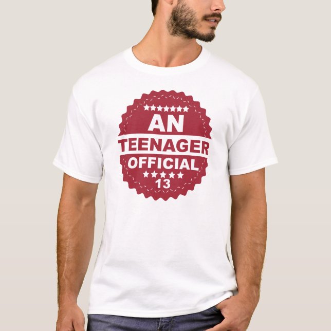 CAMISETA UM ADOLESCENTE 13 DE ANIVERSÁRIO (Frente)