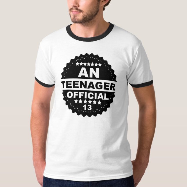 CAMISETA UM ADOLESCENTE 13 DE ANIVERSÁRIO (Frente)